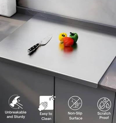 Stainless Steel Cutting Board Premium Quality Multipurpose Board