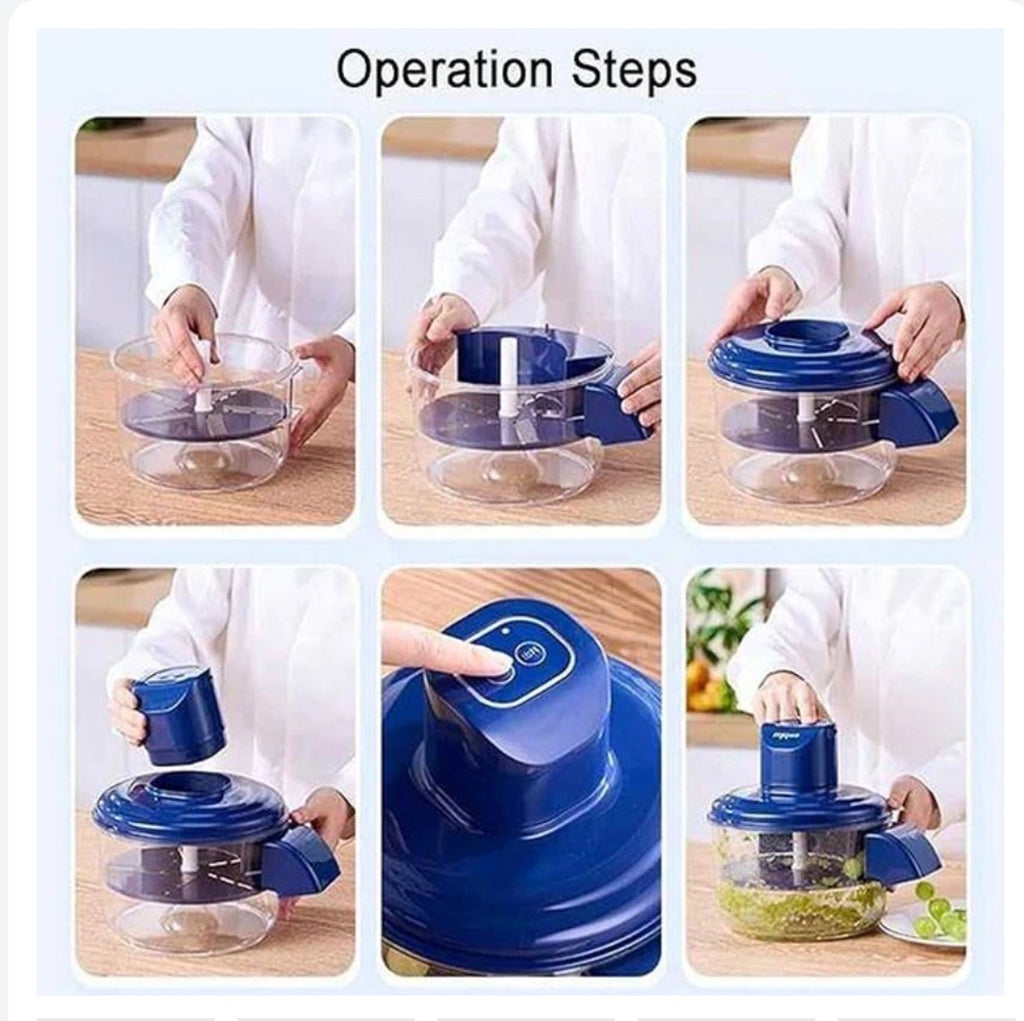 Rechargeable electric fruit & vegetable peeler