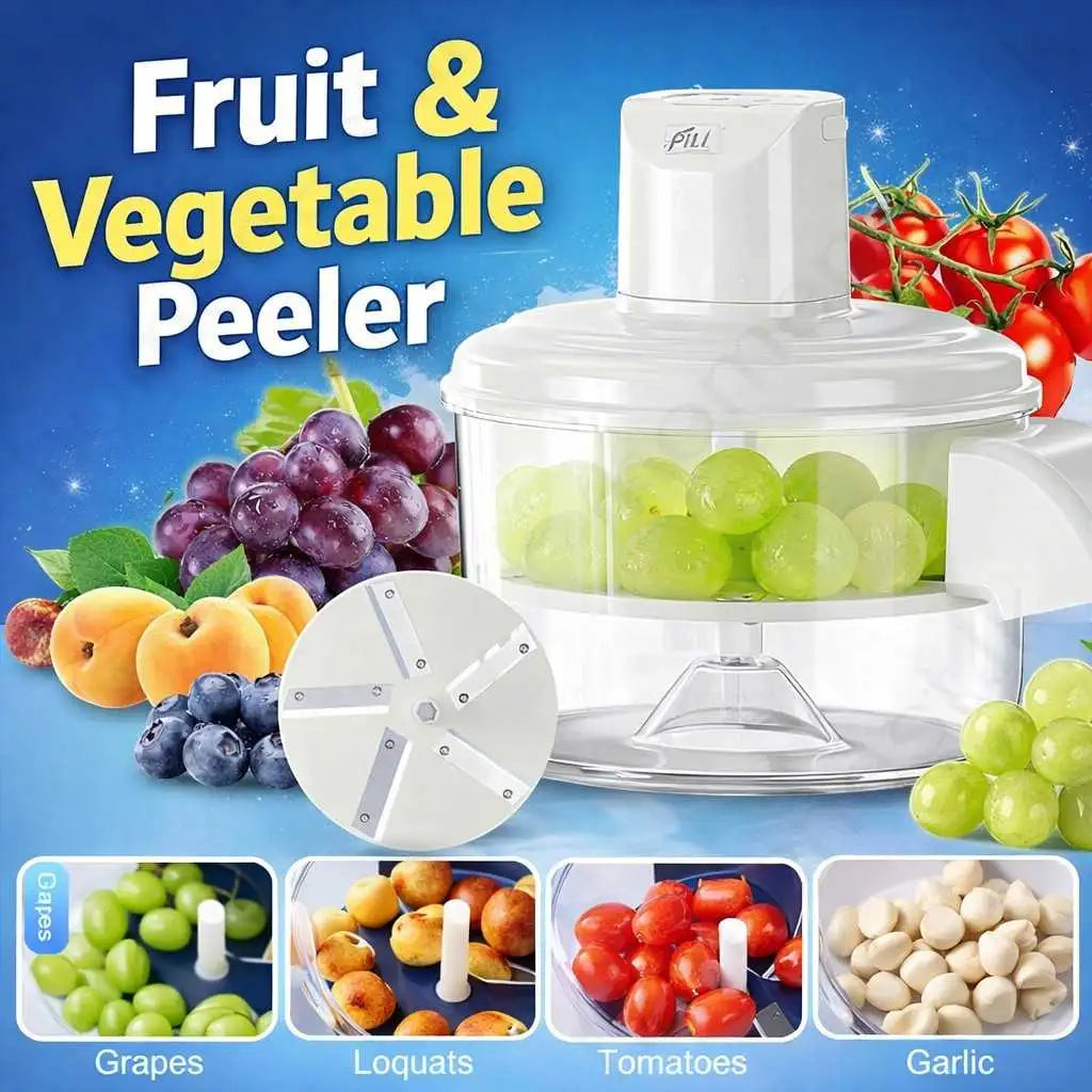 Rechargeable electric fruit & vegetable peeler